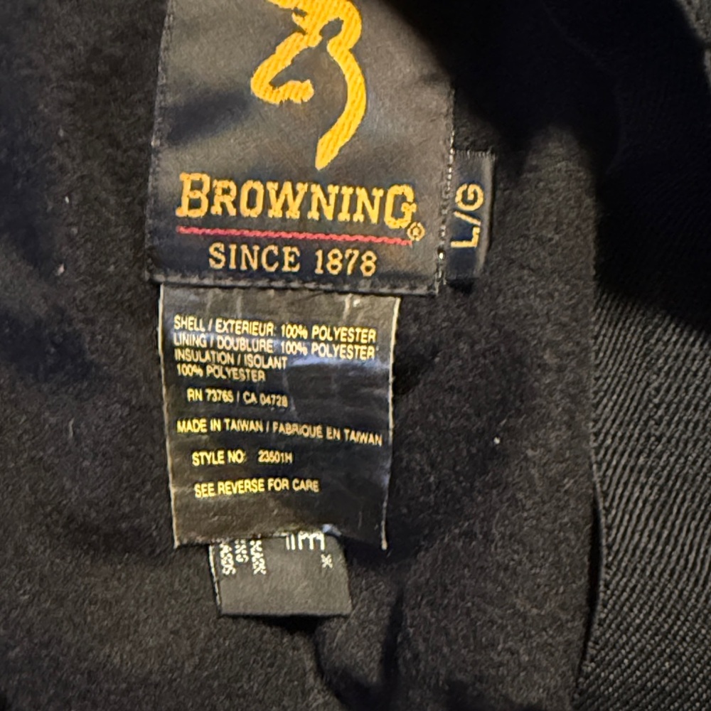 Browning Woodland Pattern Jacket XL, Matching Bibs L - Picture 7 of 8